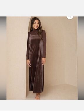 Dress Blank Velvet Jumper In Olive